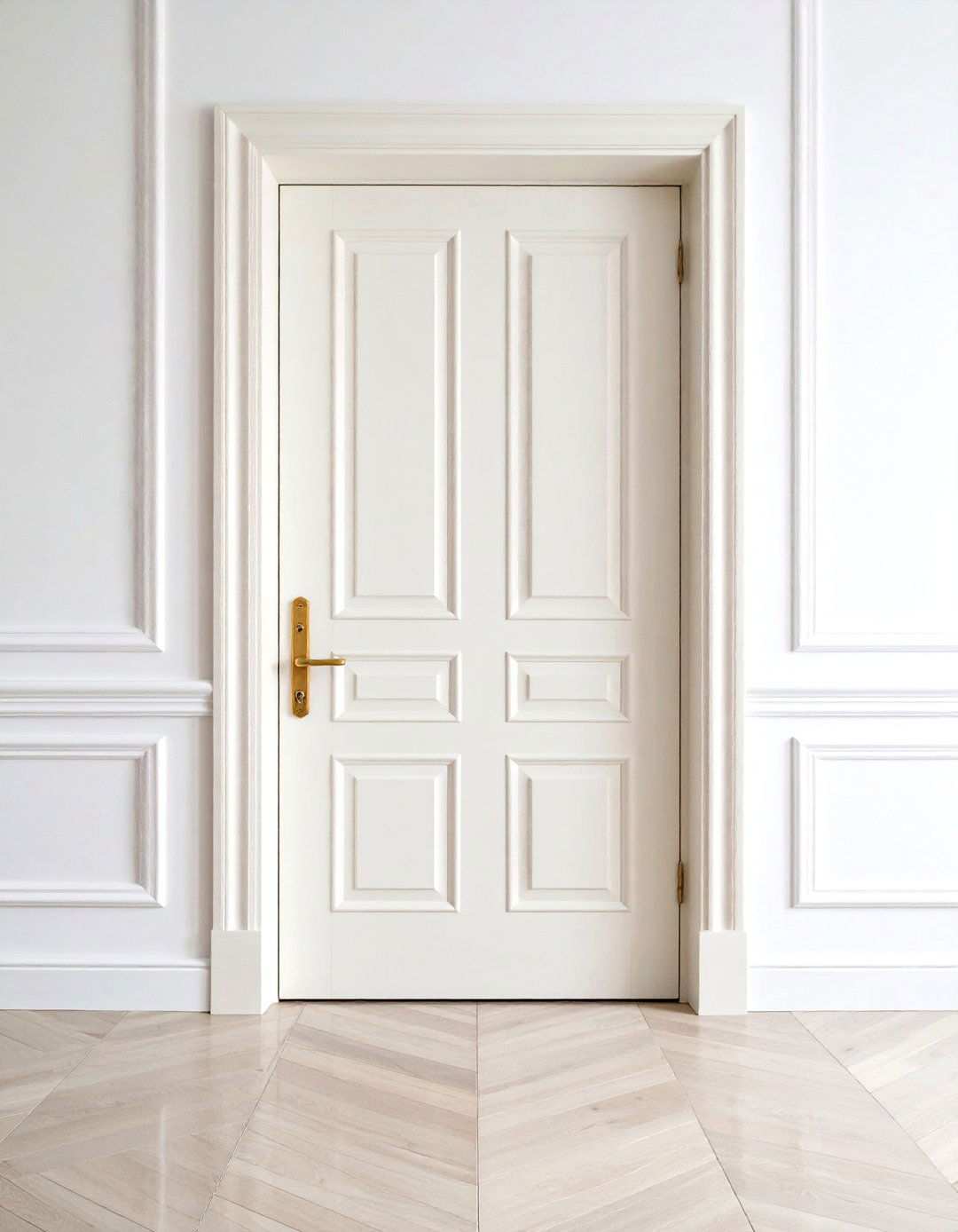 Classic White Door Elegance - 24 Interior Door Color Ideas
