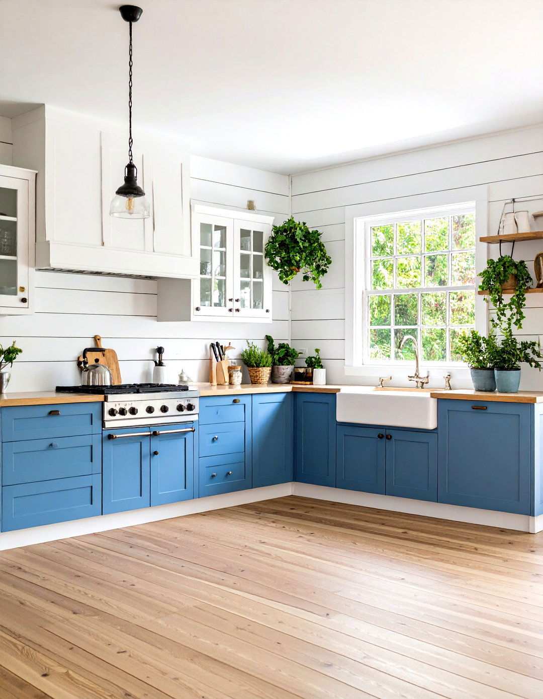 Classic White Horizontal Shiplap Backsplash - 24 Shiplap Backsplash Ideas for Your Kitchen