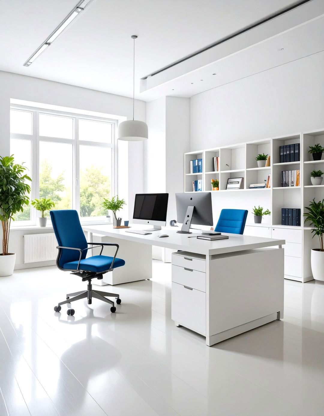 Classic White Timeless Foundation - 24 Home Office Paint Colors
