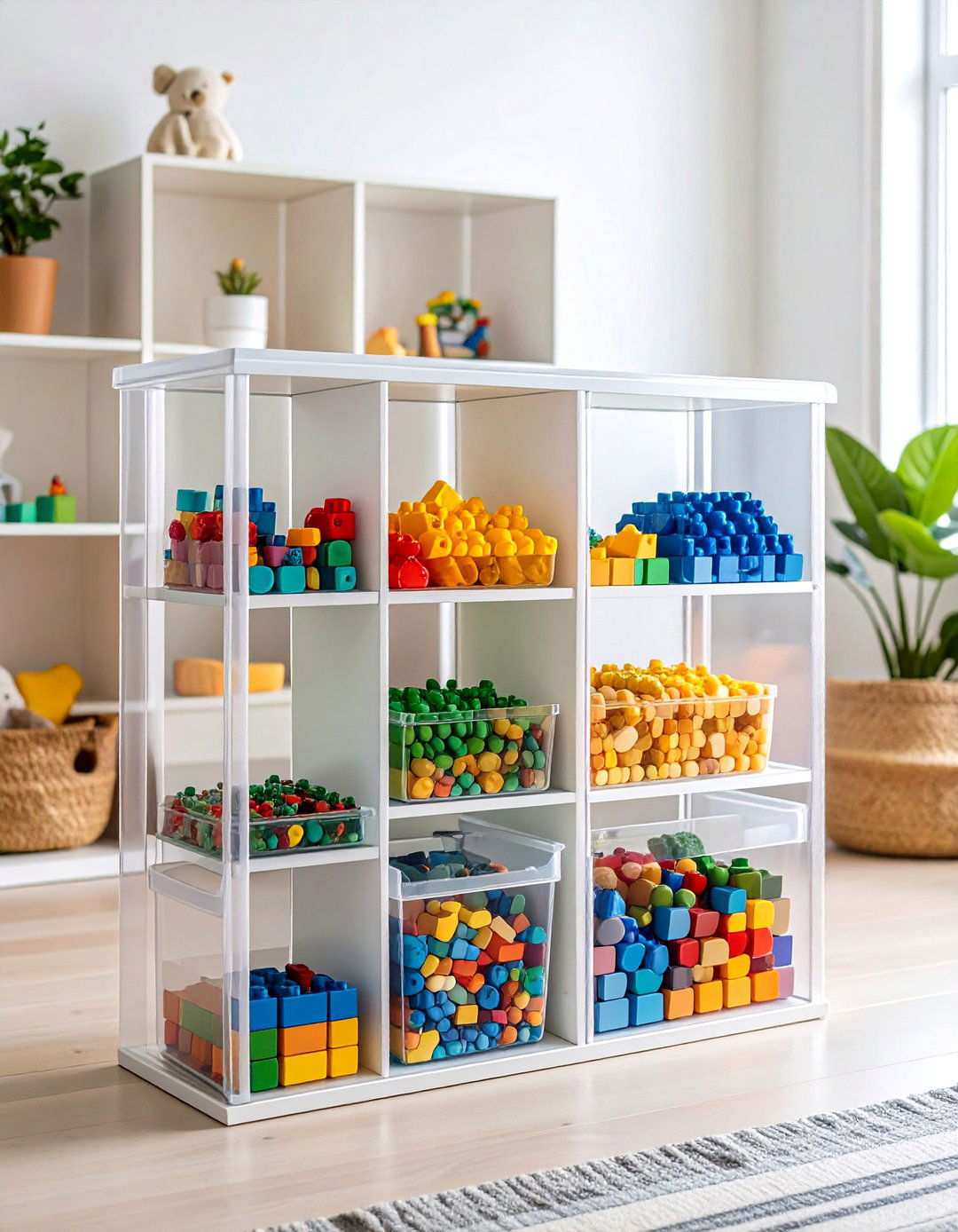 Clear Acrylic Display Storage - 24 Toy Storage Ideas