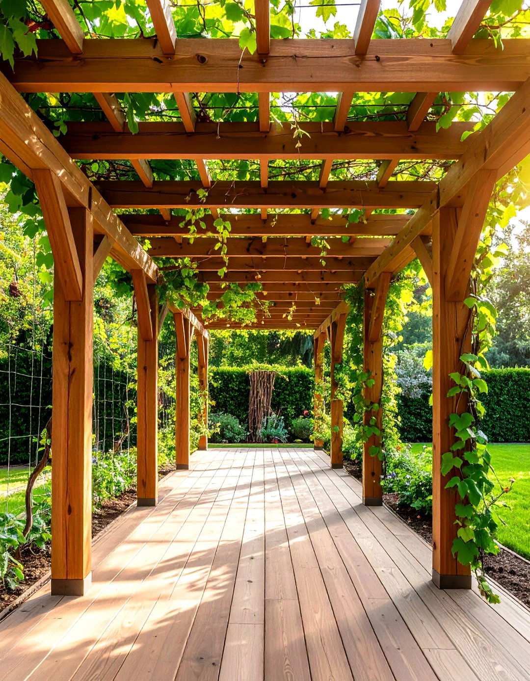 Climbing Vine Trellis Systems - 24 Pergola Shade Ideas