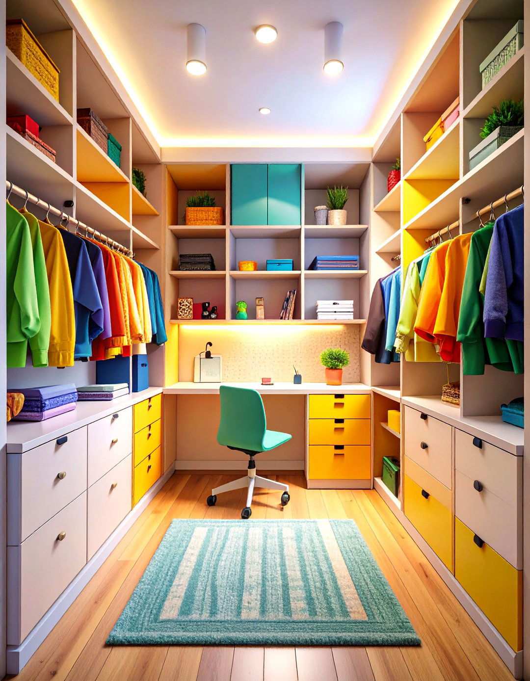 Closet Homeschool Hideaway - 24 Homeschool Room Ideas