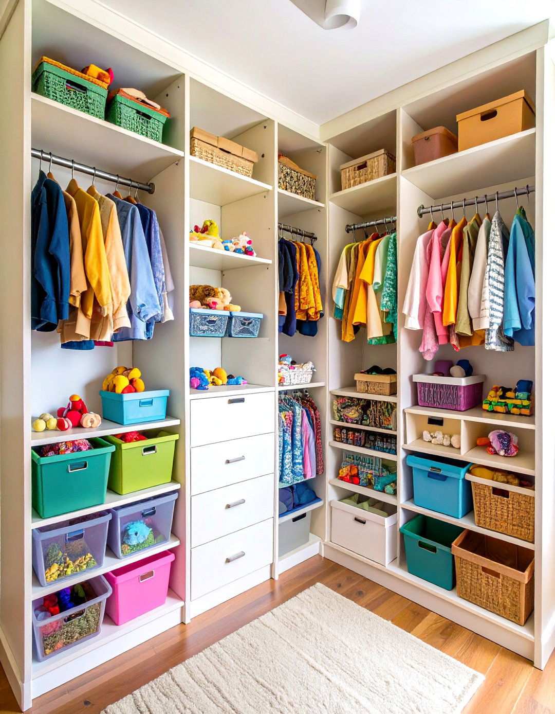 Closet Transformation Storage - 24 Toy Storage Ideas