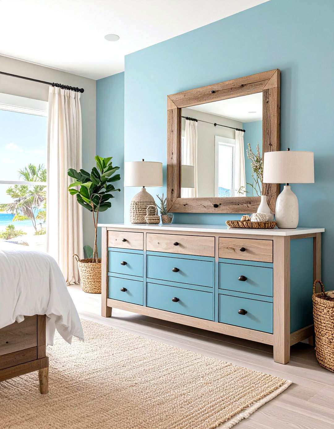 Coastal Beach Vanity Theme - 24 Vanity Room Ideas