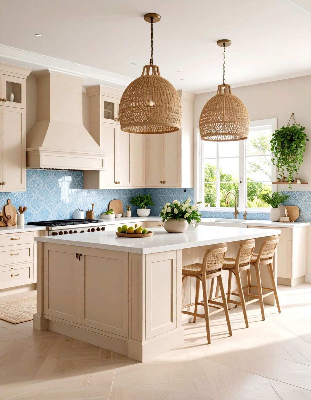 Coastal Beige Kitchen Design - 24 Kitchens With Beige Kitchen Cabinets