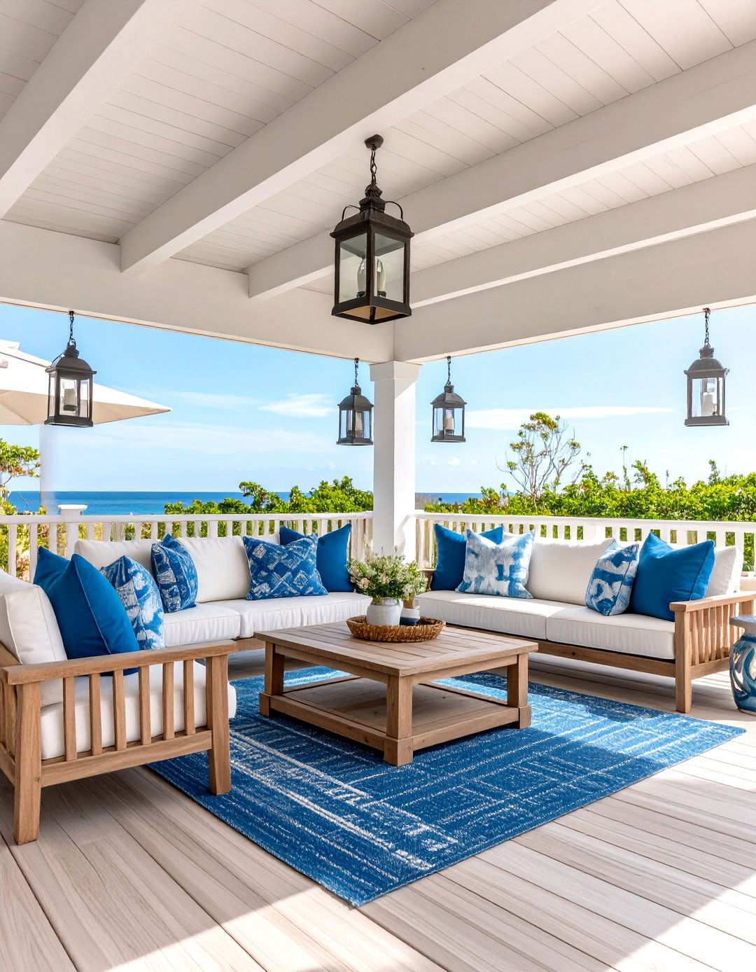 Coastal Breeze Open Pergola - 24 Lanai Porch & Patio Designs