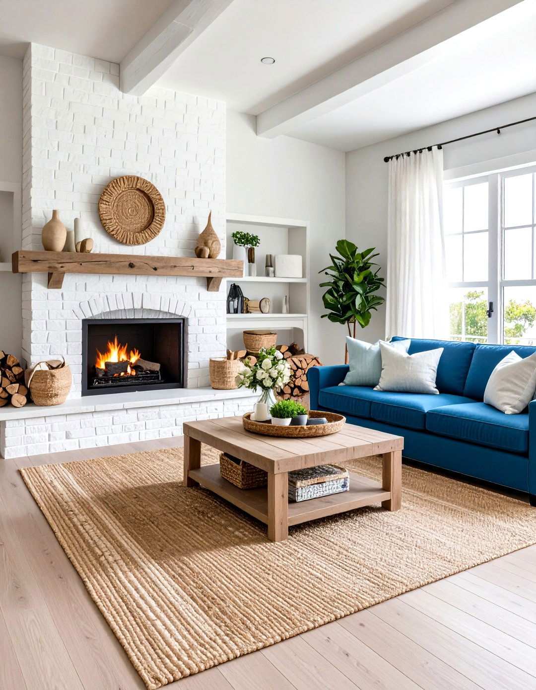 Coastal Living Inspiration - 24 Living Room Ideas With Sectionals and Fireplace