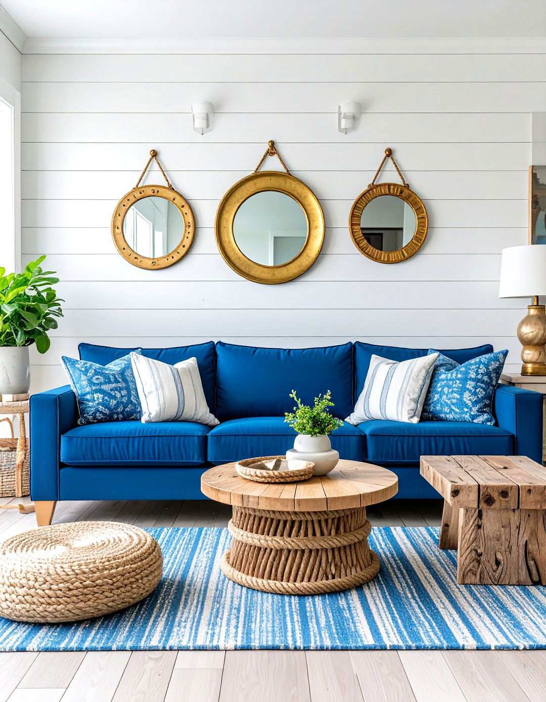 Coastal Masculine Retreat Living Room - 24 Men's Living Room Ideas