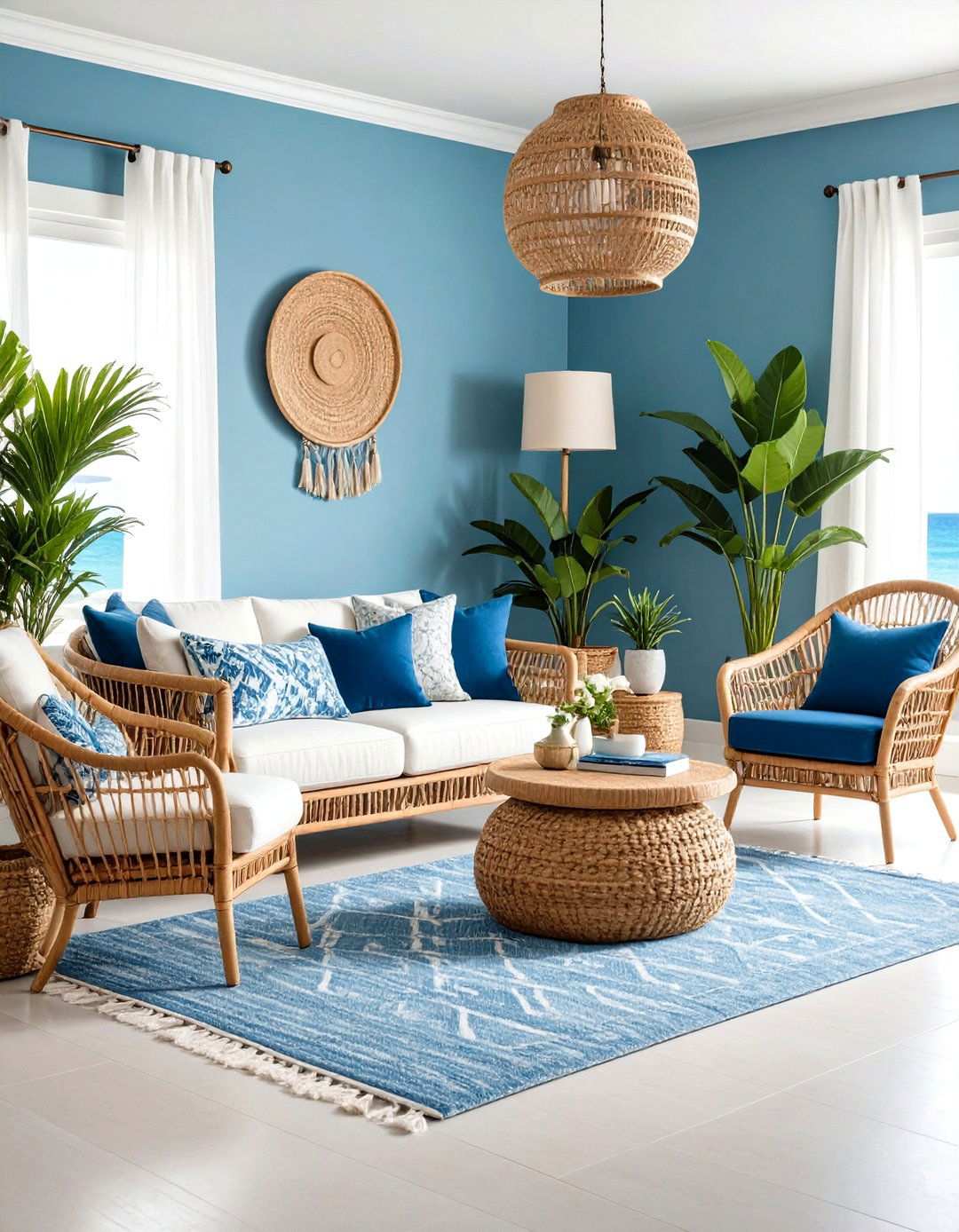 Coastal Reading Sanctuary - 24 Reading Room Ideas