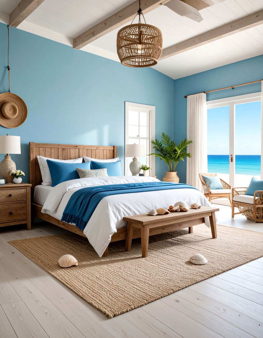 Coastal Romantic Escape - 24 romantic bedroom ideas
