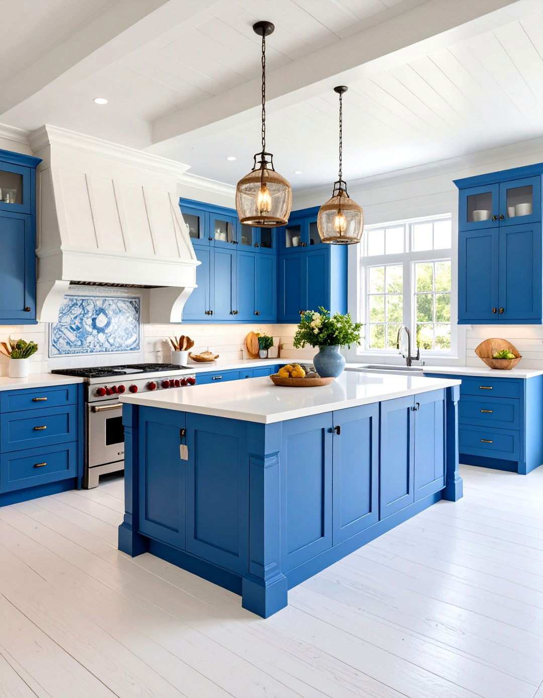 Coastal Style Whitewashed Kitchen Floors - 24 Kitchens With Wood Floors