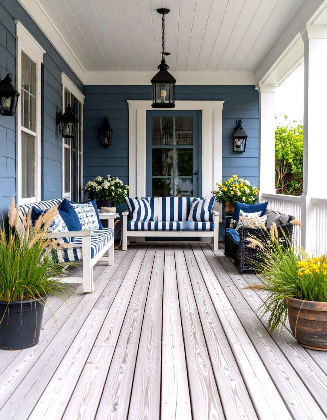 Coastal Veranda with Weathered Finishes - 24 Veranda Ideas