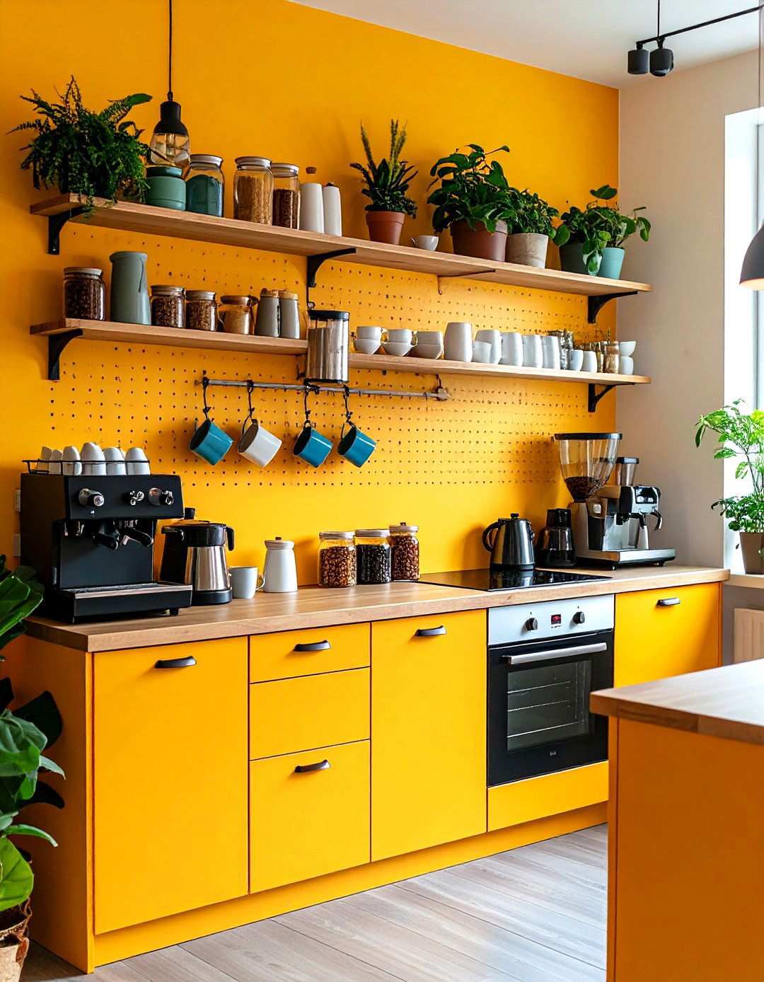 Coffee Station Setup - 24 Pegboard Ideas