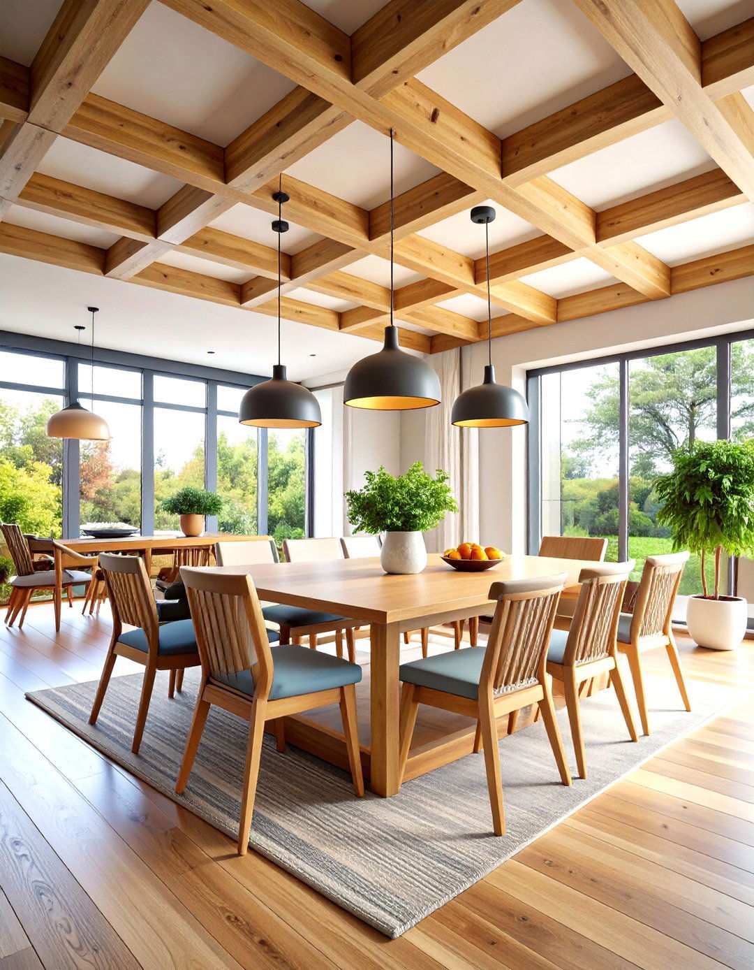 Coffered Plywood Ceiling Installation - 24 Plywood Ceiling Ideas