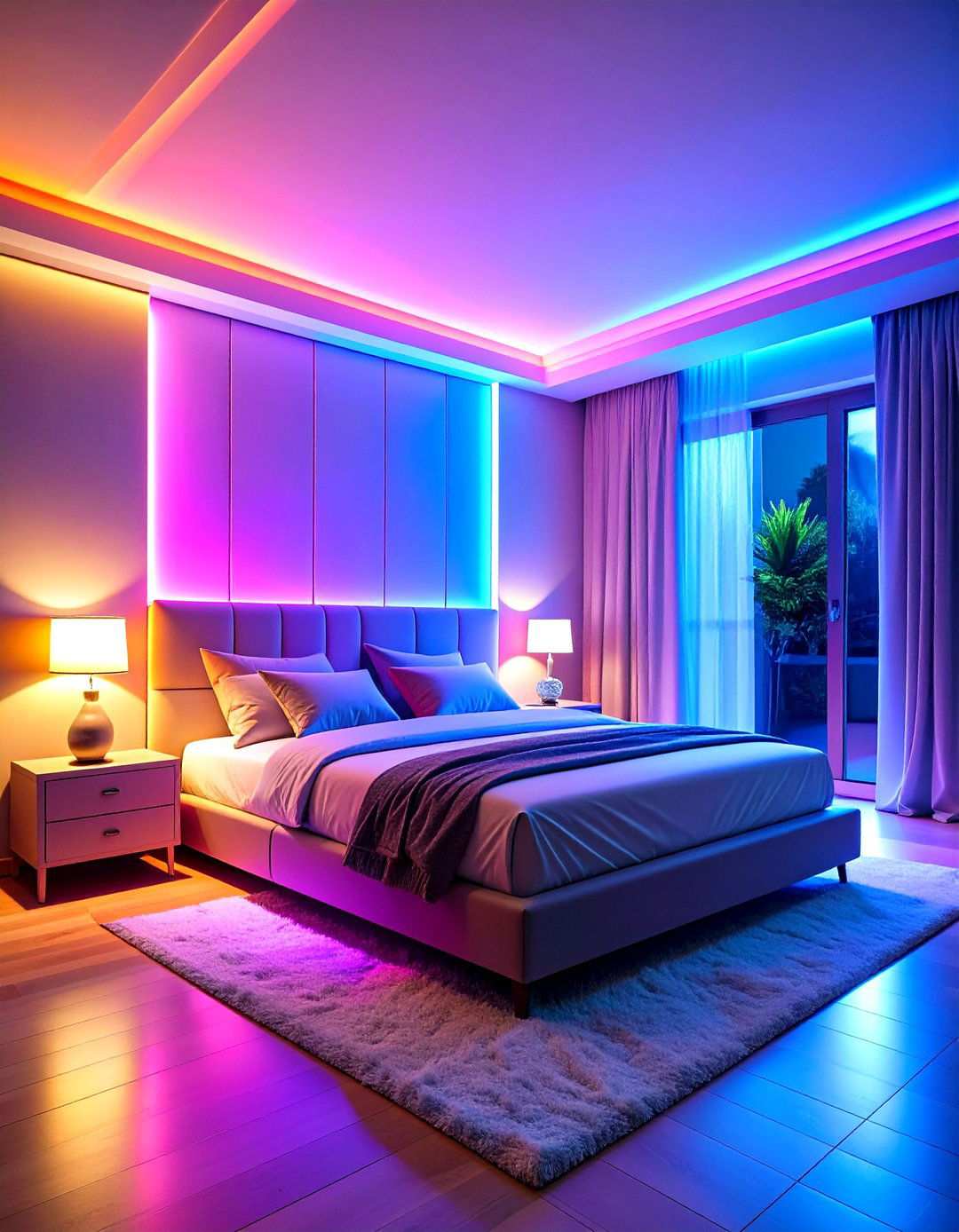 Color Changing Environment Setup - 24 Hypebeast Room Decor Ideas