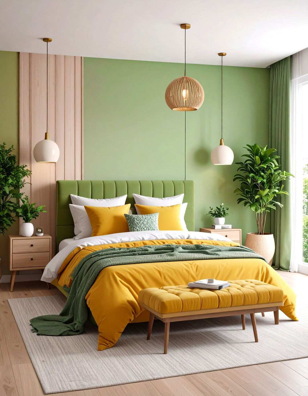 Color Drenched Monochromatic Scheme - 24 Master Bedroom Ideas
