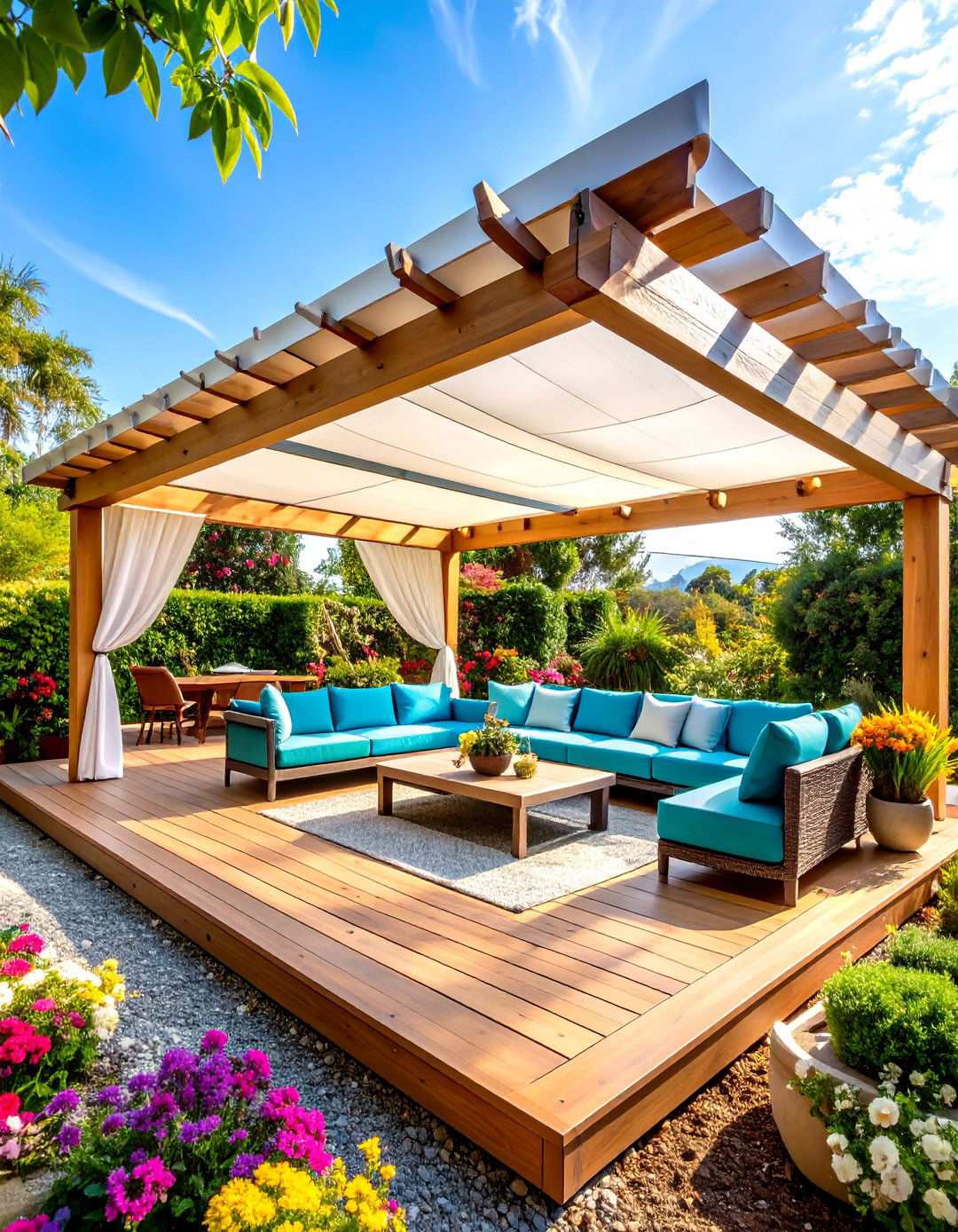 Combination Cover Systems - 24 Pergola Cover Ideas