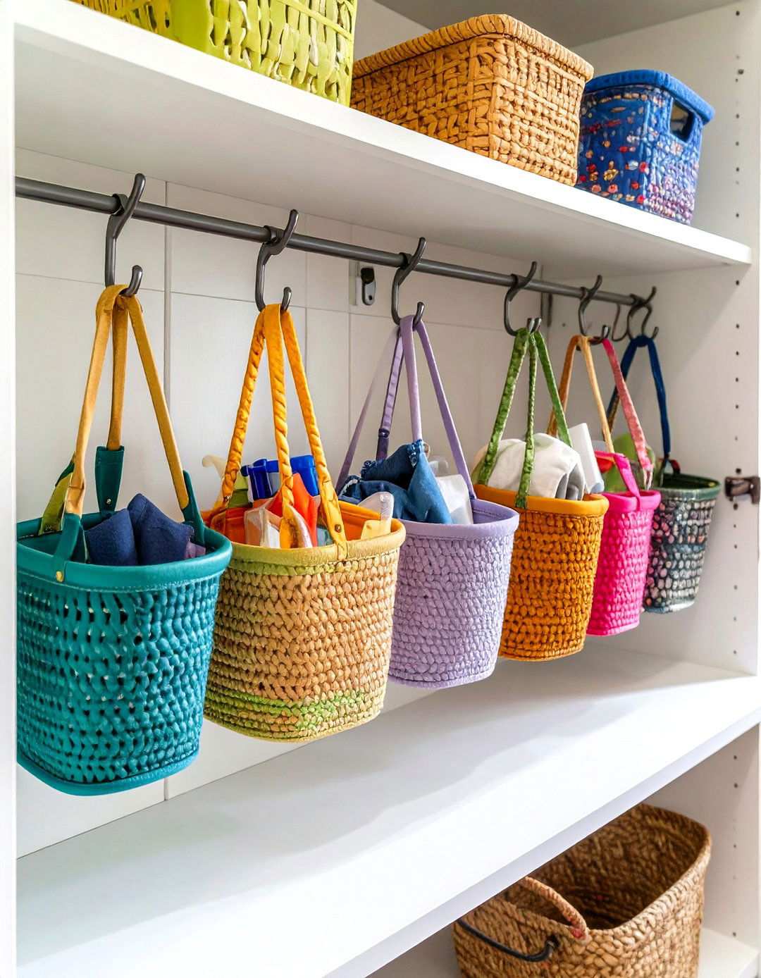 Command Hook Utility System - 24 Linen Closet Organization Ideas