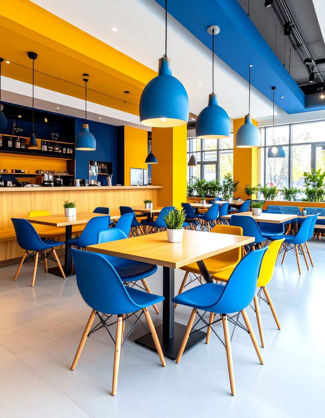 Community Table Gathering Spaces - 24 Restaurant Interior Design Ideas