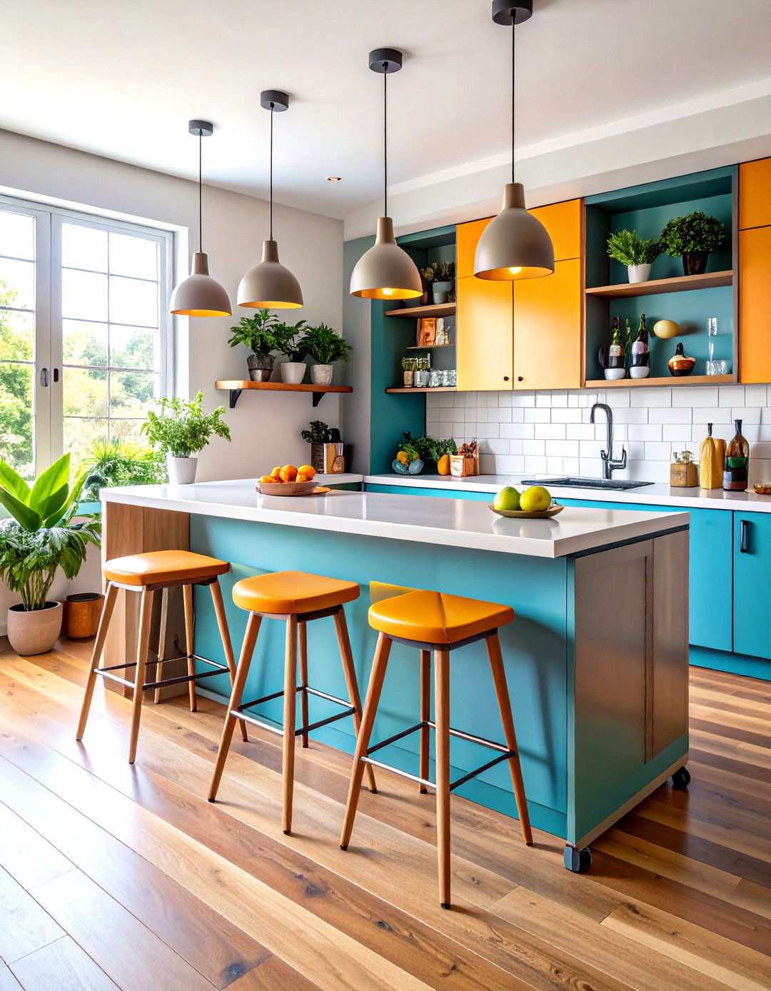 Compact Apartment Bar Solution - 24 Kitchen Bar Ideas