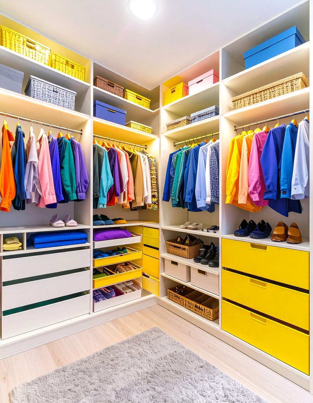 Compact Closet Organization System - 24 small guest room ideas