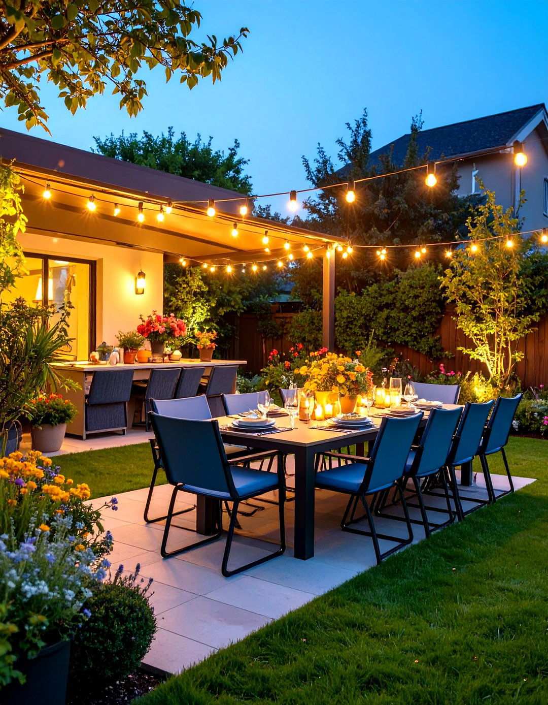 Compact Dining Patio with Space Saving Solutions - 24 Small Patio Ideas