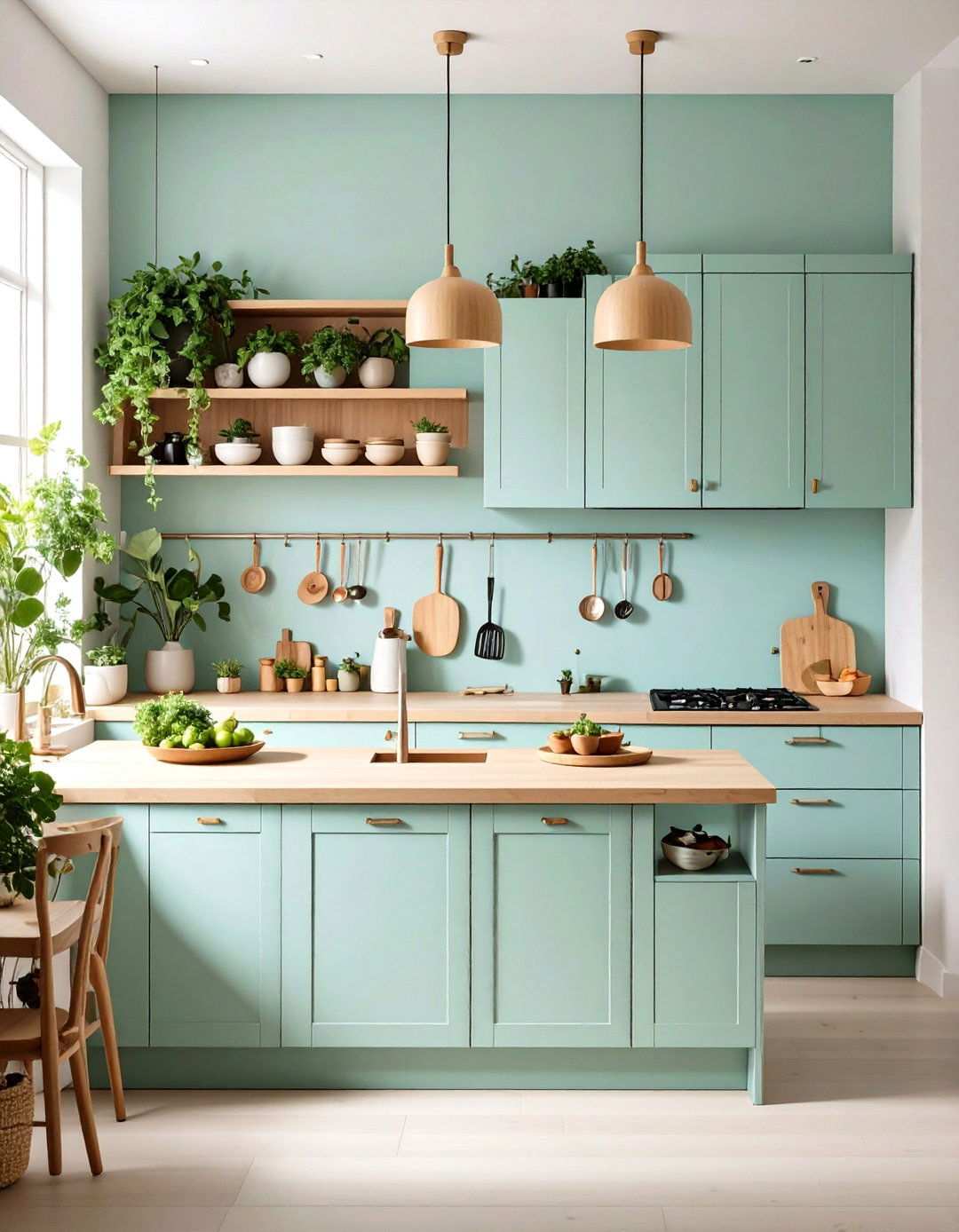 Compact Multi Functional Workspace Design - 24 Japanese Style Kitchen Ideas