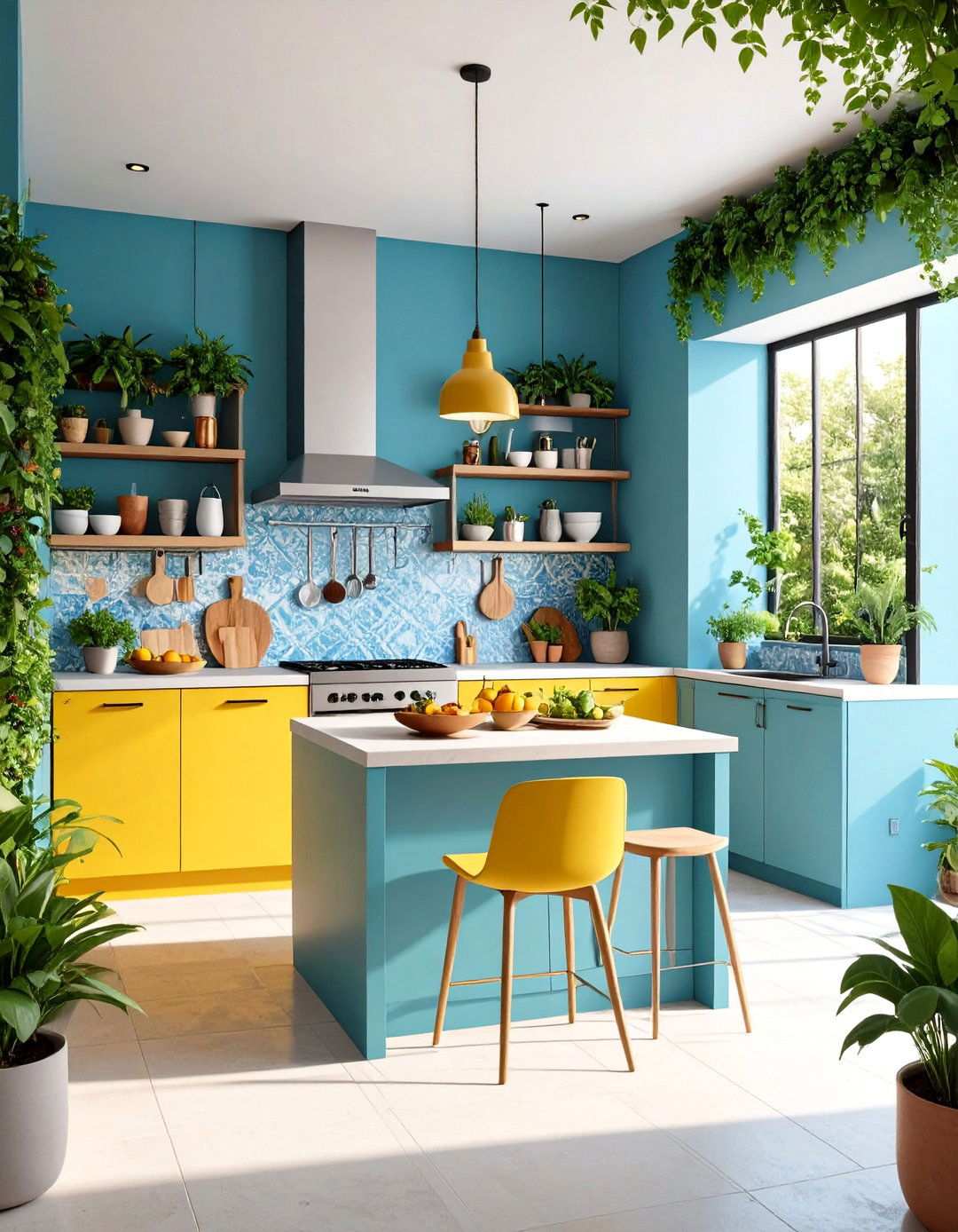 Compact Stucco Kitchen with Efficient Storage Design - 24 Stucco Outdoor Kitchen Ideas