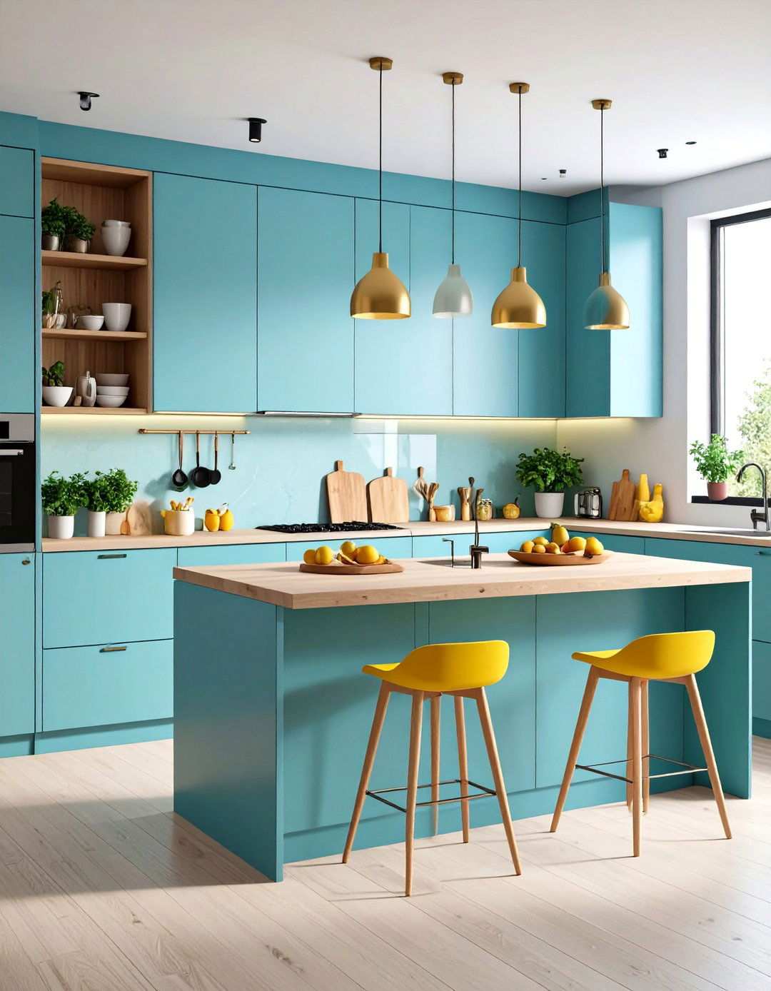 Compact Urban Kitchen with Space Saving Solutions - 24 Modern Kitchen Ideas