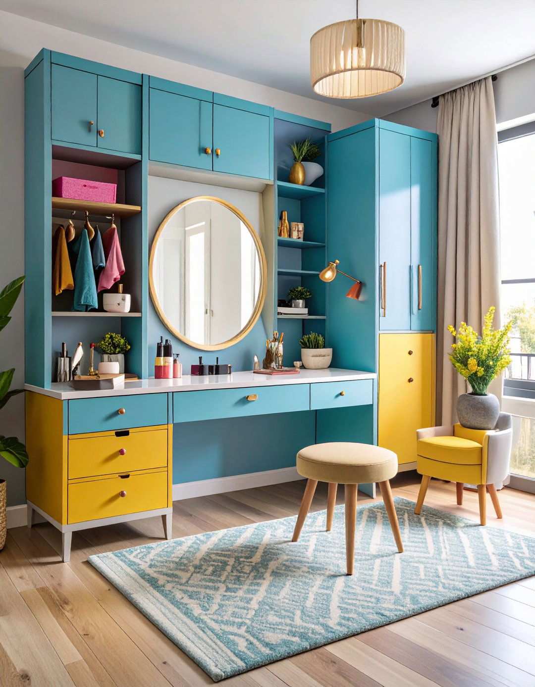 Compact Vanity for Studio Apartments - 24 Makeup Vanity Ideas