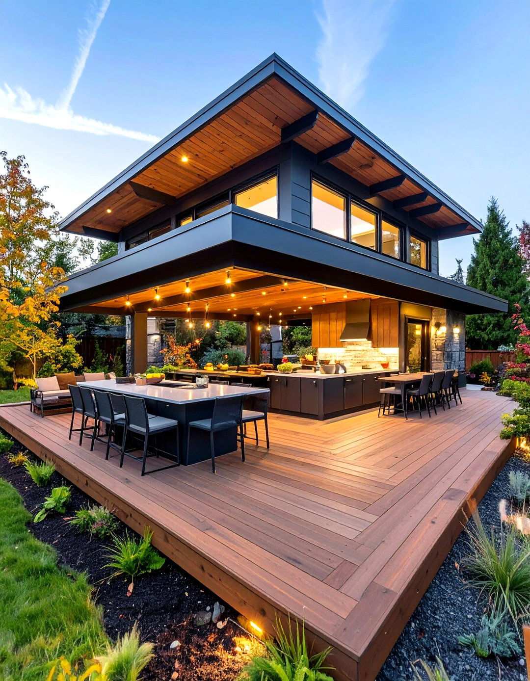 Composite Deck Roof System - 24 Outdoor Kitchen Roof Ideas