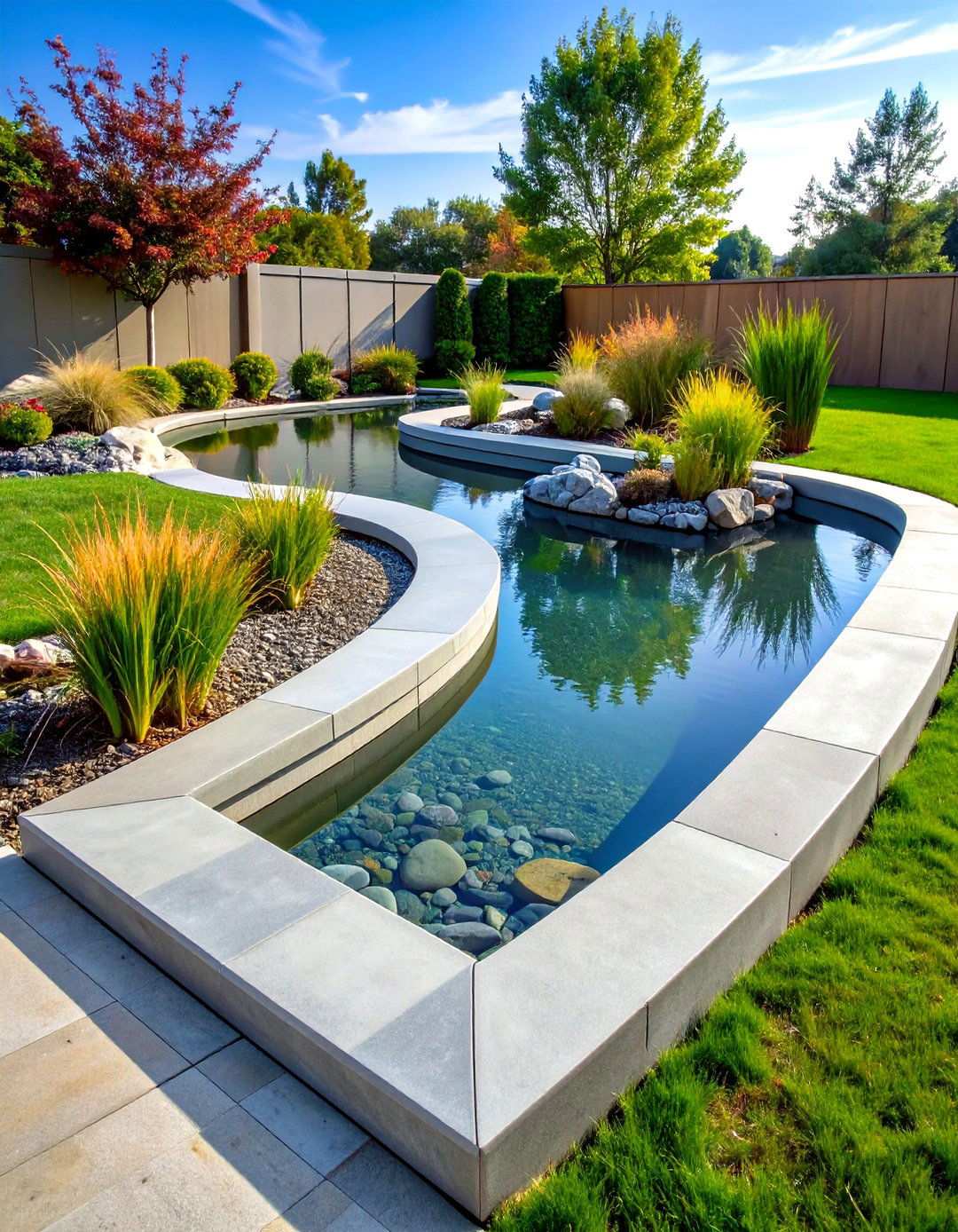 Concrete Molded Edging - 24 Pond Edging Ideas