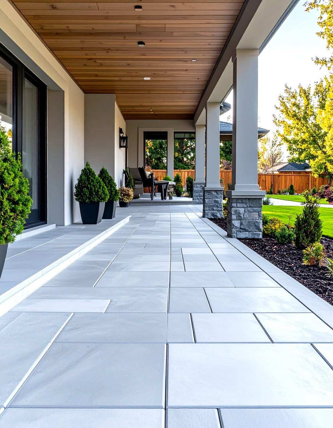 Concrete Paver Porch Installation - 24 Porch Flooring Options