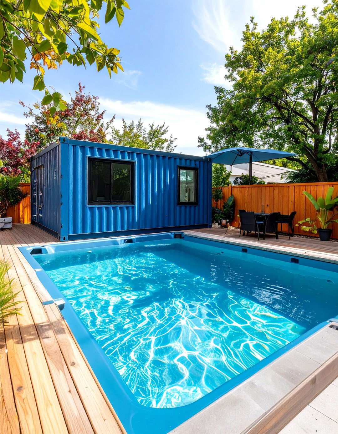 Container Pool Conversion - 24 Small Pool Ideas