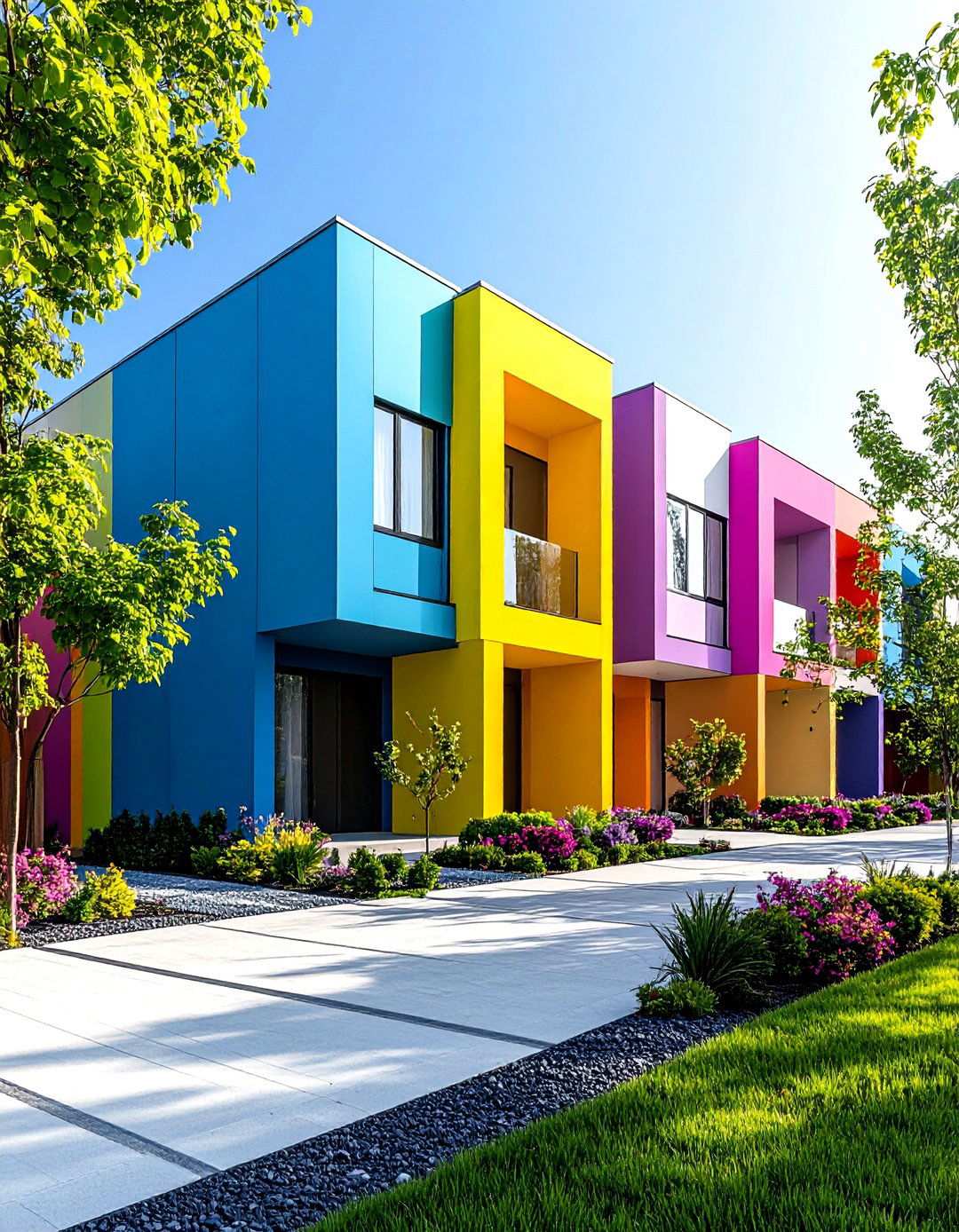 Contemporary Color Blocking Techniques - 24 Modern Siding Ideas for a Contemporary Home