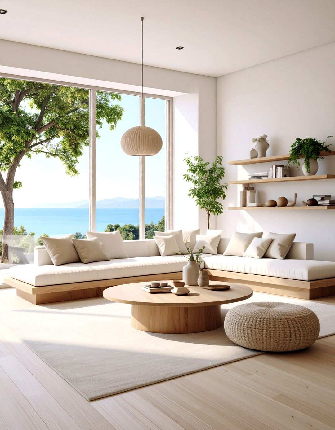 Contemporary Floating Window Shelf - 24 Window Seat Ideas