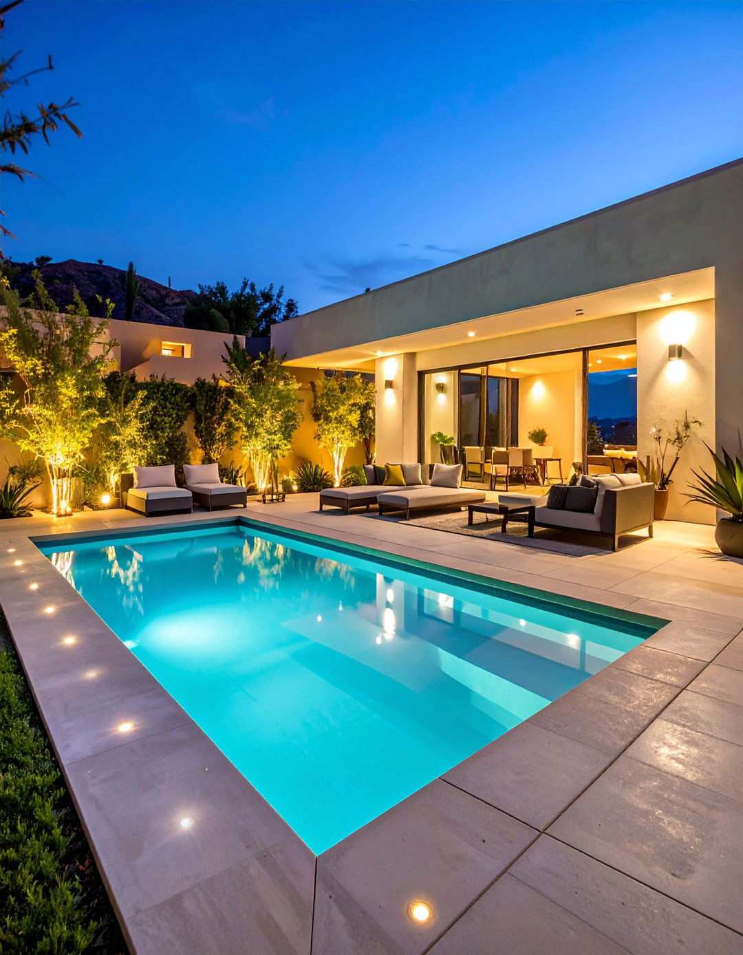 Contemporary Geometric Plunge Pool Design - 24 Plunge Pool Ideas