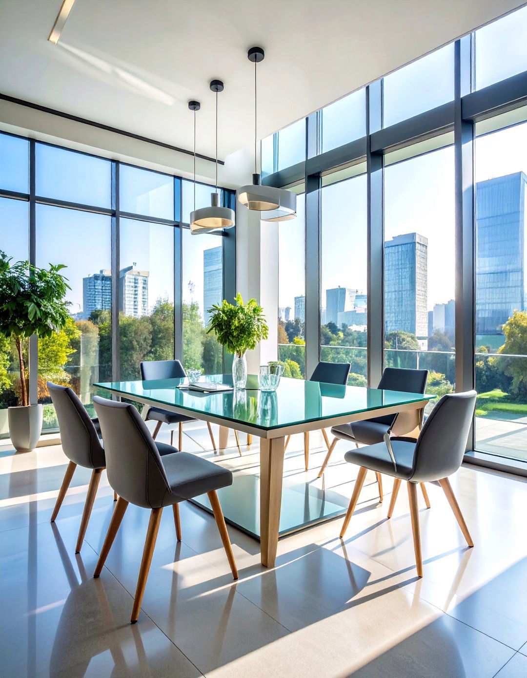 Contemporary Glass House Effect - 24 Morning Room Ideas