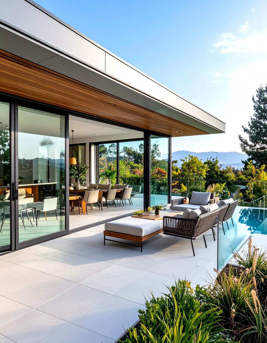 Contemporary Glass Veranda with Transparency - 24 Veranda Ideas