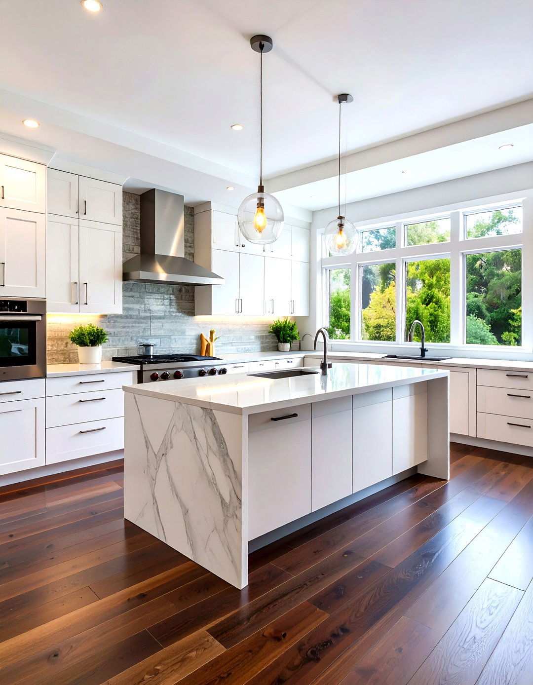 Contemporary Kitchen Dark Wood Floors - 24 Kitchen With Dark Wood Floors