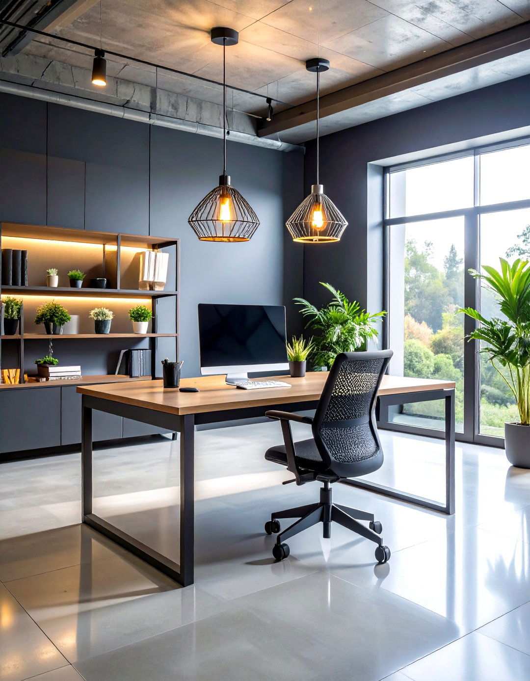 Contemporary Masculine Office - 24 Home Office Ideas for Him