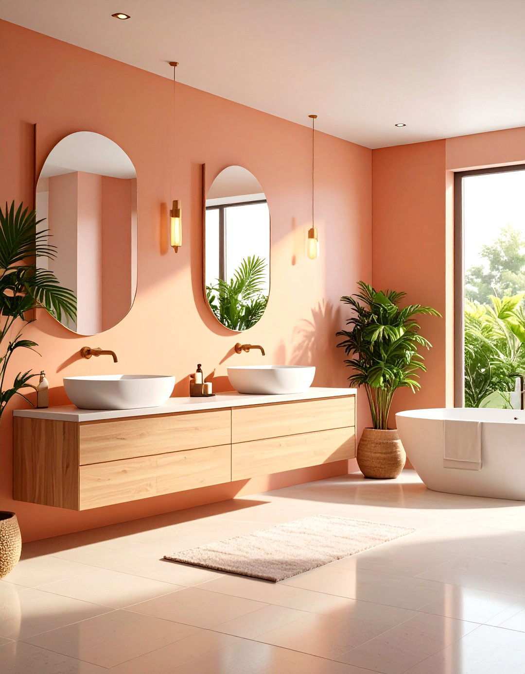 Contemporary Minimalist with Clean Lines - 24 Restaurant Bathroom Ideas