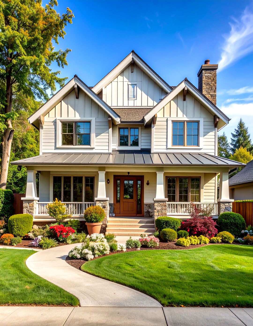 Contemporary Neutral Stone Tudor Facade - 24 Modern Tudor Exterior Inspiration