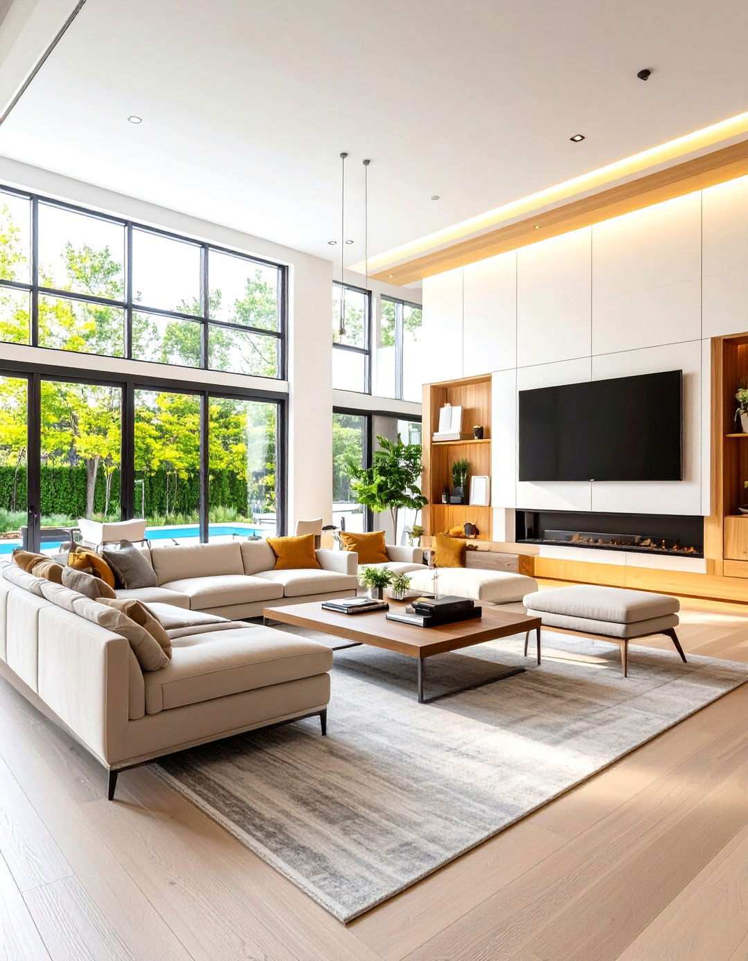 Contemporary Open Concept Media Integration - 24 Small Media Room Ideas