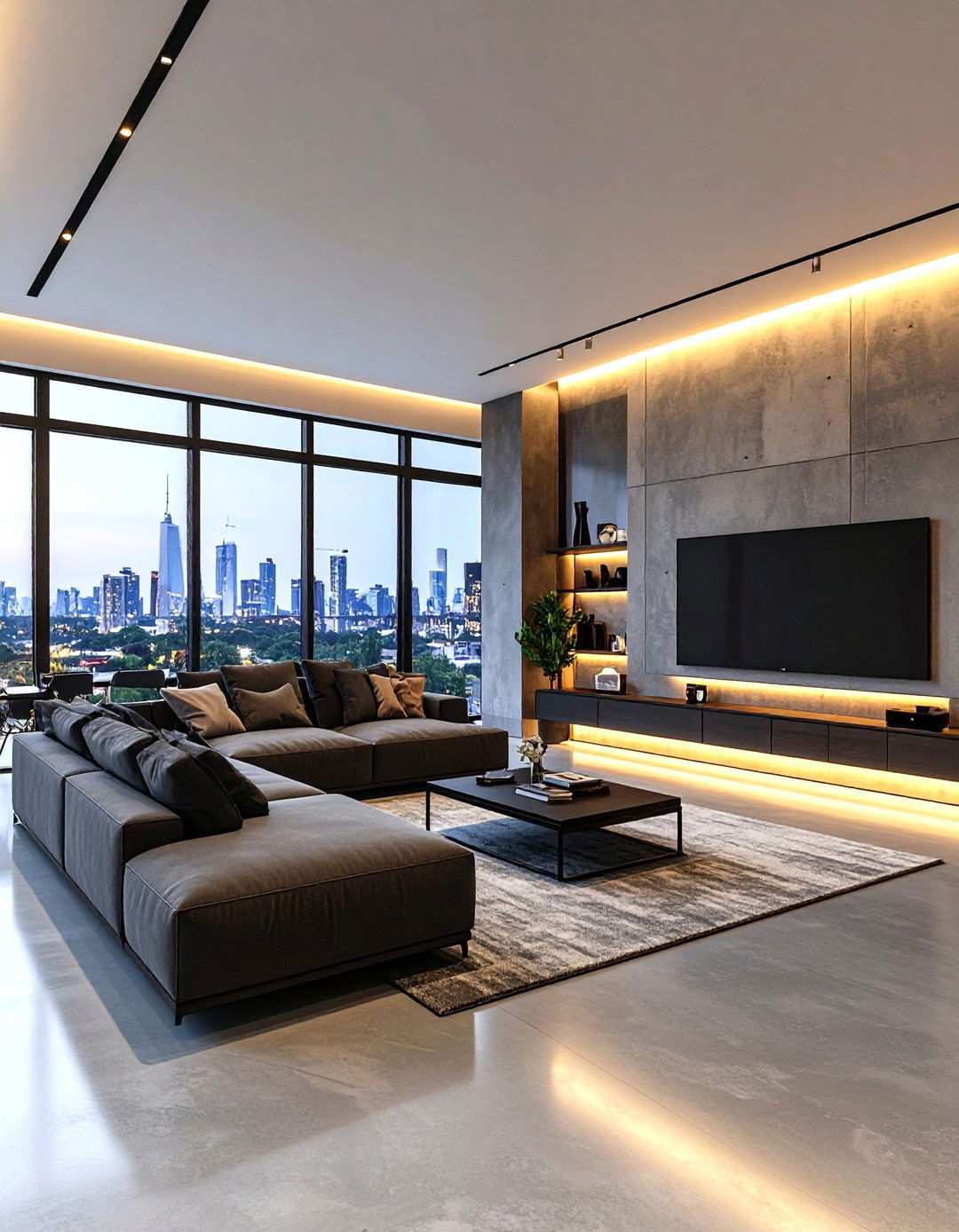 Contemporary Urban Loft Design - 24 Mens Living Room Ideas