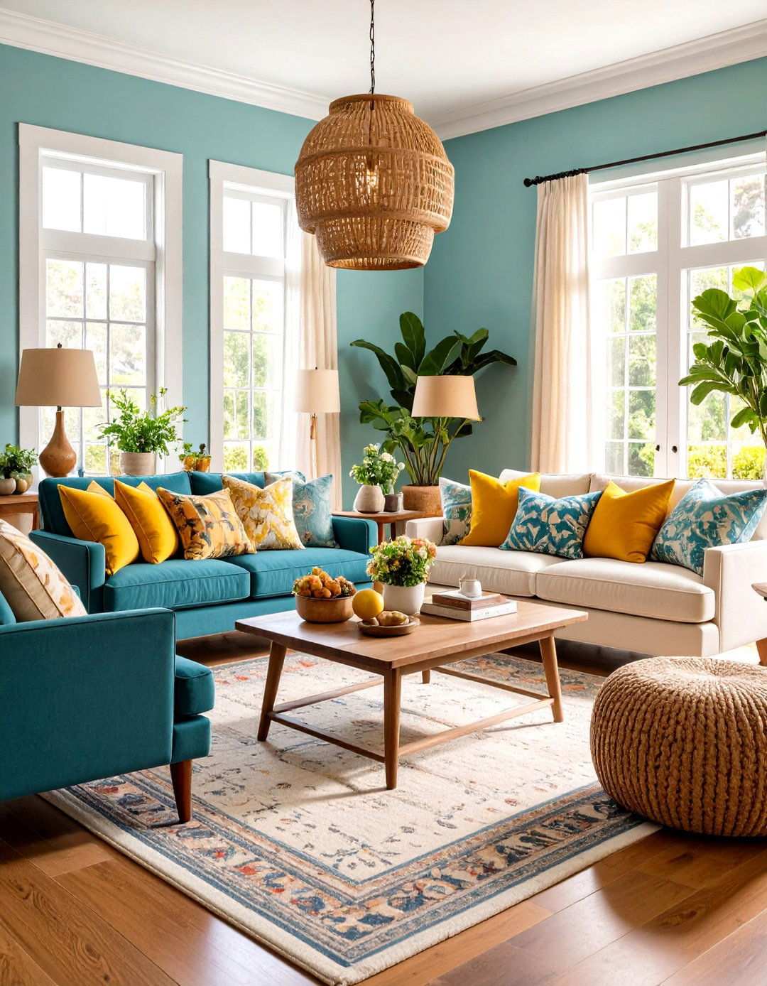Conversation Area Setup - 24 Hamptons Living Room Ideas