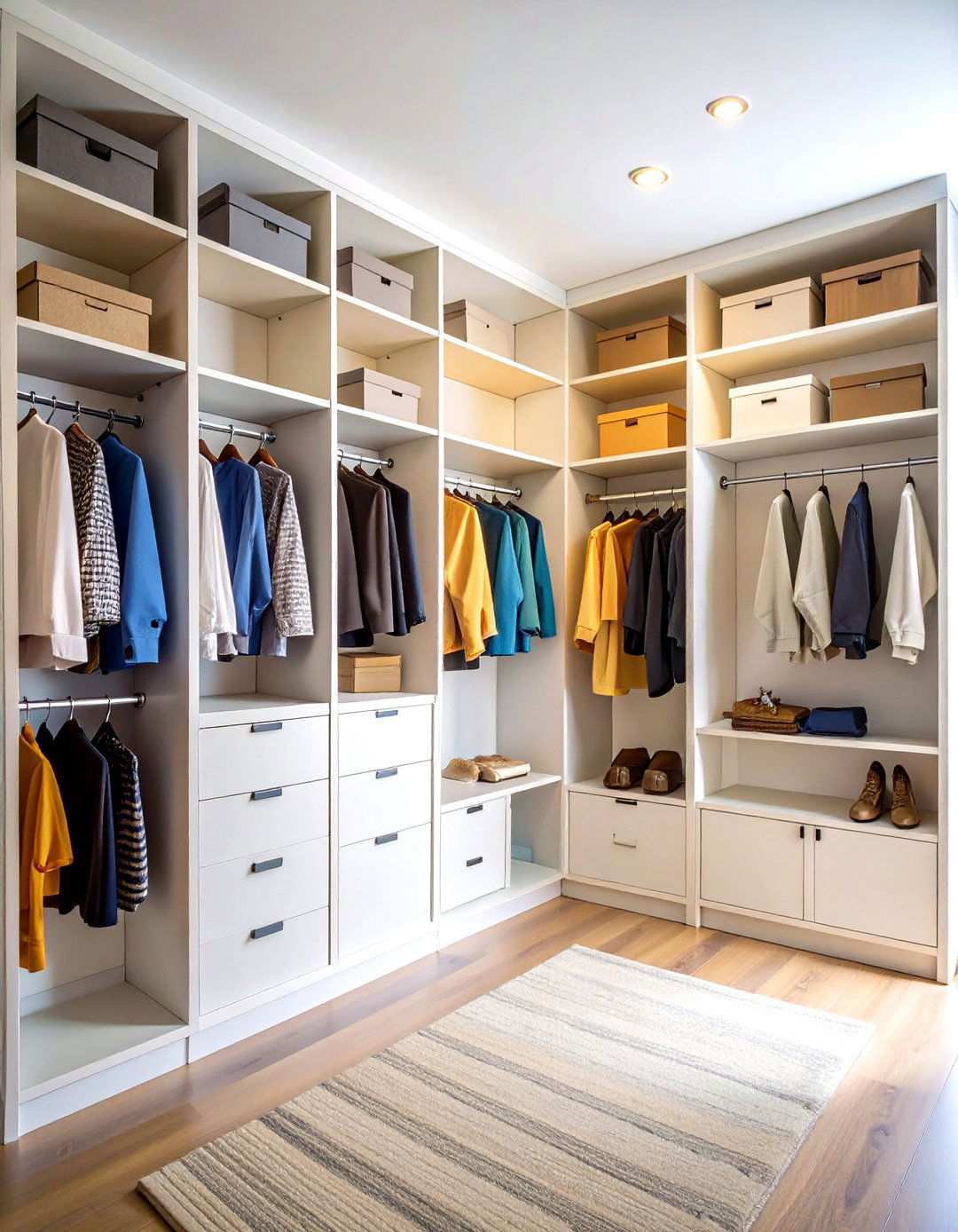 Converted Closet Office Storage - 24 Office Shelving Ideas