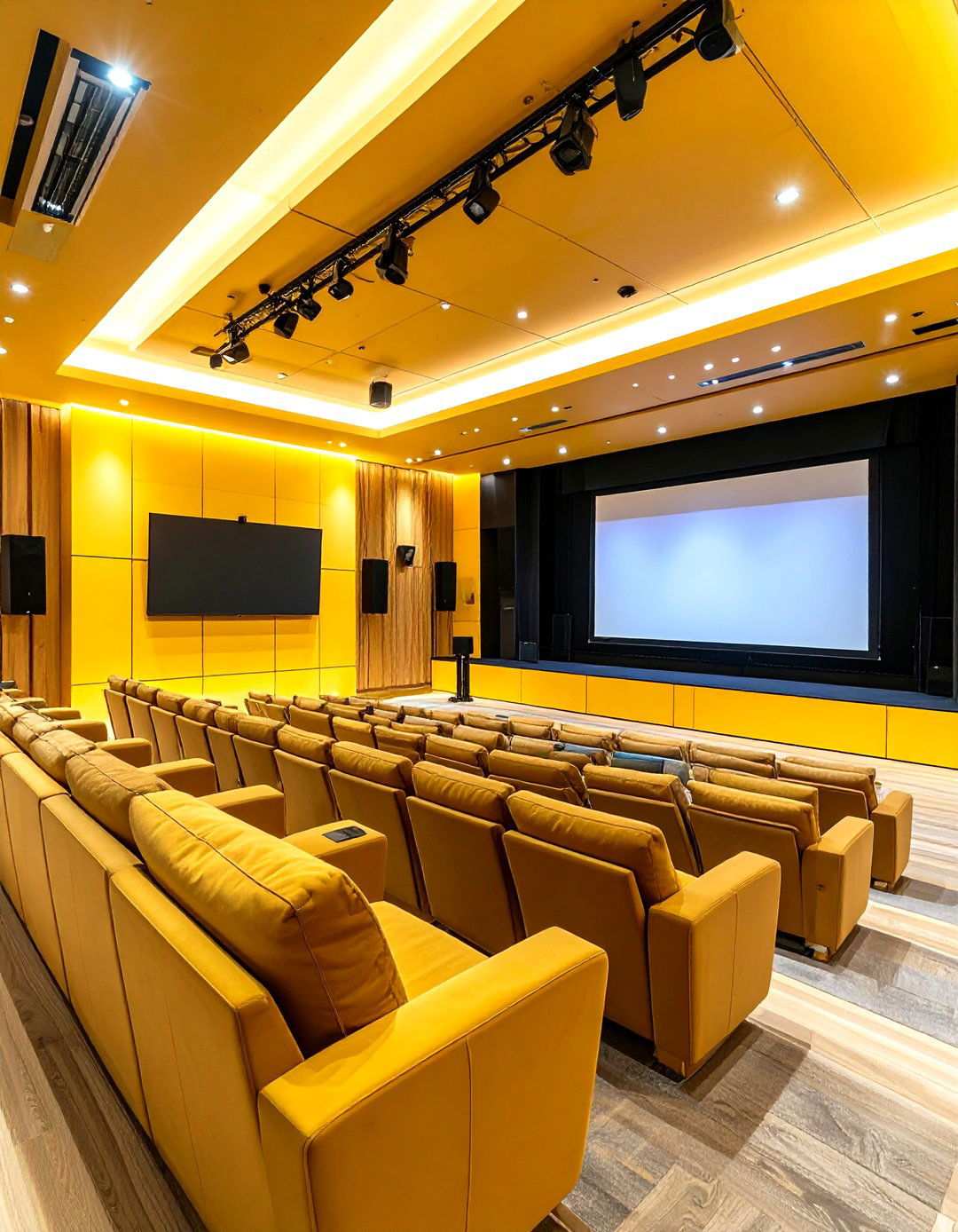 Convertible Multi Use Theater Space - 24 Home Theater Ideas