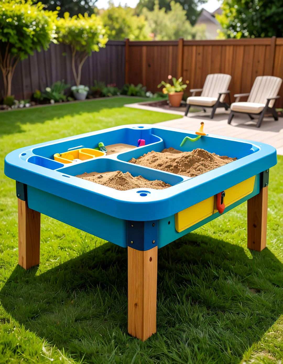 Convertible Sand and Mud Play Combination Table - 24 Mud Kitchen Ideas