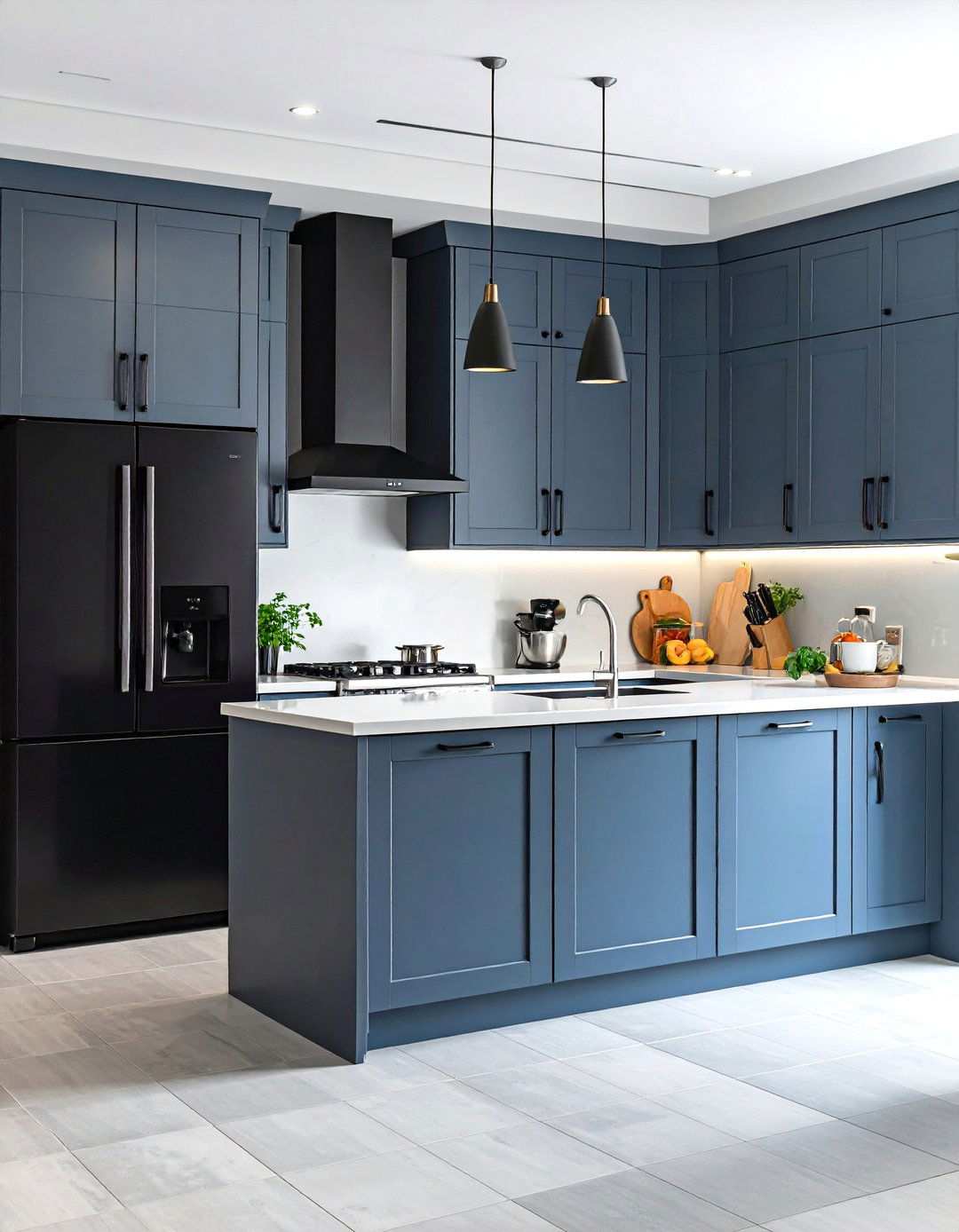 Cool Gray Cabinets with Black Appliances - 24 What Color Cabinets Go With Black Appliances